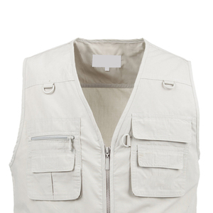 Chaleco Cargo Multibolsillos, Informal, Transpirable, Ligero, con Impresión de Logotipo Personalizado, para Hombre - Product Image 5