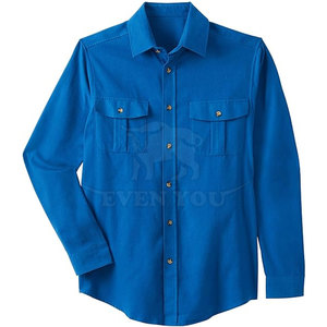 T-shirts en flanelle décontractés, tissu léger et chaud, coupe décontractée, adaptés aux tenues de tous les jours - Product Image 5