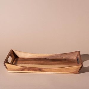Stylish Wooden Serving Tray For Home <b>Kitchen</b> Dining <b>Table</b> Decoration And Everyday Serving Applications - Product Image 3