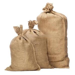Sac de rangement en toile de jute naturelle, écologique et robuste, pour légumes, fruits, graines, céréales, usage agricole et en ferme - Product Image 1