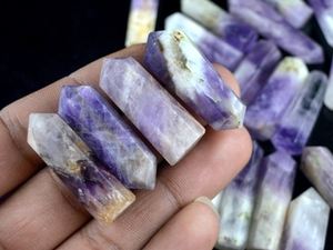 คริสตัลหินประดับตกแต่ง หินลาบราโดไรต์ทรงหอคอยขนาดใหญ่ สำหรับขายส่ง - Product Image 6