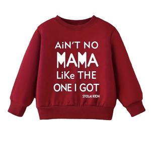 Sudadera de felpa personalizada unisex para niños, jersey de manga larga de gran tamaño, estampado informal para niños, estilo de letra estampado de punto para bebé - Product Image 5