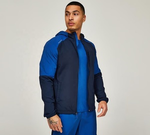 Veste coupe-vent d'hiver Tri Pro Sports Vintage à blocs de couleurs imprimés, col montant, fermeture éclair, respirante, légère, en polyester, unisexe - Product Image 2