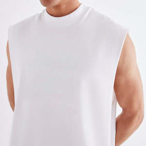 Camiseta sin mangas de rendimiento atlético para hombre, de secado rápido, para gimnasio, entrenamiento físico - Product Image 5