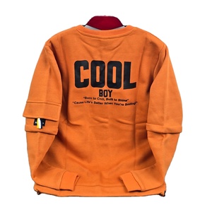 เสื้อสเวตเชิ้ตเด็กผู้ชายมีฮู้ดโอเวอร์ไซส์ลายพิมพ์แมงมุม - Product Image 4