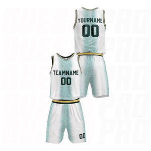 Uniformes deportivos personalizables de poliéster verde oscuro Halftone para hombre, camisetas de baloncesto con diseño de malla, uniforme de baloncesto transpirable - Product Image 3