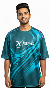 Camiseta Sublimada de Corte Regular, Estilo Casual Urbano para Hombre, Poliéster/Algodón, Transpirable - Product Image 2