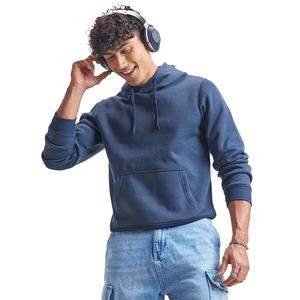 Venta al por mayor OEM Vintage invierno sólido polar pulóver con capucha gimnasio ajuste ecológico ligero ropa deportiva - Product Image 2