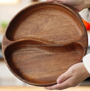 Assiette de fruits secs en bois de la meilleure qualité - Product Image 3