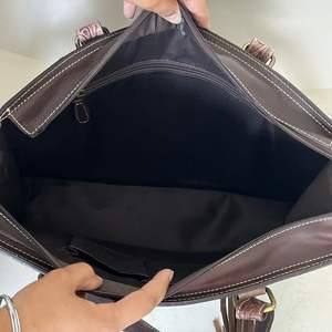 Manta de sillín de cuero mecanizada a mano a la moda para mujer, bolsos de mano grandes, bolso de hombro oculto de cuero genuino de alta calidad - Product Image 6