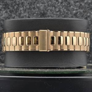 Reloj de Hombre Premium en Oro Rosa, Bisel Octagonal, Cronógrafo, Mecánico, Correa de Acero, Luminoso, Deportivo y de Lujo - Product Image 4