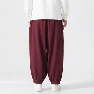 Custom <b>Men</b> High Quality Sweatpants Printing Luxury Baggy Jogger Straight Leg Baggy Sweatpants Streetwear style cotton fleece - Product Image 3