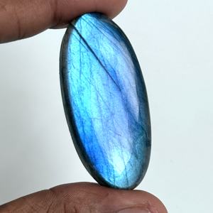 Labradorite bleue naturelle chatoyante, cabochons de formes variées, labradorite polie, pierres précieuses en vrac pour la fabrication de bijoux, vente en gros - Product Image 5
