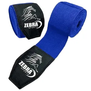 Custom Logo Boxing Hand Wraps Boxing Bandages Elastic Handwraps Boxing Gym Wholesale Mexican Style 180"