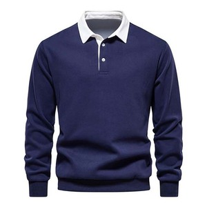 Camiseta de Rugby para Hombre, de Alta Calidad, Impresa, Transpirable, de Secado Rápido, Ropa Deportiva para Exteriores, Personalizada, al por Mayor, Estilo Urbano, Negra, de Algodón - Product Image 4