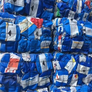 Granulés de plastique HDPE recyclé / Déchets de fûts bleus HDPE / Poudre de polyéthylène de qualité alimentaire en gros - Product Image 2