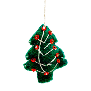 Cadeau de Noël fait main en feutre de laine de qualité supérieure pour décorations festives - Product Image 1