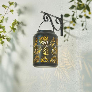 Factory European Style <b>Outdoor</b> Courtyard Home Decoration Black Garden <b>Hanging</b> Metal <b>Lantern</b> - Product Image 1