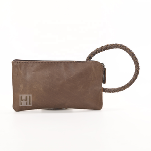 Pochette vintage en cuir de vachette, faite à la main, style western, pour femme, avec dragonne - Product Image 3