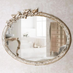 Bird And Floral Accent Mirror Perfect For Gifting Use And Elegant Home Decor Styling Adds Artistic Charm To Any Living Space - Product Image 4