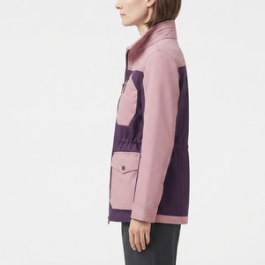 New <b>Women</b> <b>Utility</b> <b>Jacket</b> Stand Collar Front Zip Large Pockets Easy Fit Outer Layer For Casual Work Travel And Everyday Use - Product Image 3