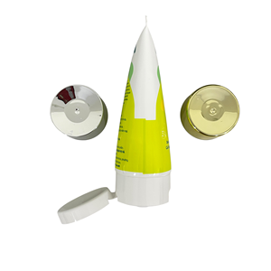 Tubo de Plástico PE D30 de Alta Calidad para Cosméticos con Tapa Abatible o Tapa de Rosca Personalizable, Impresión Offset de 8 Colores para Pasta Dental Infantil - Product Image 5