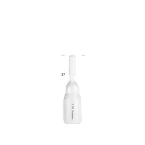 5ml LDPE Round Soft Plastic Dropper Serum Bottles | Squeezed Ampoules with PP Screw On Nozzle Cap for Beauty Care (HN Series)
