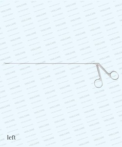 Pinces à micro-coupelle laryngée à angle gauche – Punch de biopsie des cordes vocales en acier inoxydable – Instruments endolaryngés ORL par Vaslcare - Product Image 1