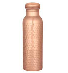 Bouteille d'eau en cuivre pour le yoga, la gym et les voyages, bouteille d'eau en cuivre polie miroir, 100% cuivre - Product Image 6