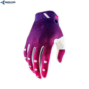 Guantes de Motocross Antideslizantes y Transpirables de Poliéster y Cuero Orgánico con Cierre de Velcro, Unisex, para Motociclismo, Carreras y Ciclismo MTB - Product Image 4