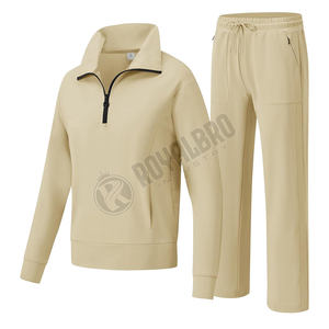 Combinaisons de jogging pour femmes-2 pièces-Vêtements de voyage-Survêtements-Ensembles de salon-Ensemble assorti-Sweatshirts courts pour femmes - Product Image 4