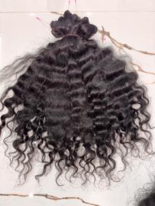 ผมต่อจากผมมนุษย์ดิบชาวอินเดียไม่ผ่านกระบวนการสีธรรมชาติ - Product Image 2