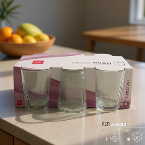 VASOS TIVOLI 27CL Botella de Agua de Vidrio para Bebidas - Product Image 3