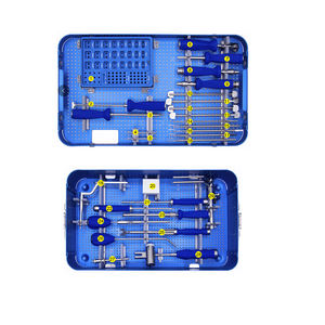 Dentric Implants Stainless Steel Peek Cervical Cage Locking <b>Screw</b> Manual Instrument <b>Set</b> Complete Orthopedic Surgical Instruments - Product Image 2