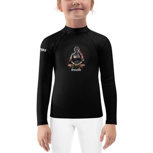 เสื้อรัดกล้ามเนื้อสำหรับเด็ก MMA BJJ แขนสั้นและแขนยาว สำหรับเด็กผู้หญิงและเด็กผู้ชาย ฝึกบราซิลเลี่ยนยิวยิตสู - Product Image 3