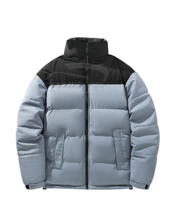 Chaquetas acolchadas de lana para hombre 2024 con cuello levantado estilo personalizado High Street precio al por mayor para invierno mangas largas - Product Image 1