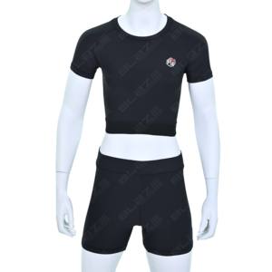 Ropa Deportiva de Yoga para Mujer con Logotipo Personalizado, Conjunto de 2 Piezas por Encima de la Rodilla, Tops Cortos, Secado Rápido y Transpirable - Product Image 2