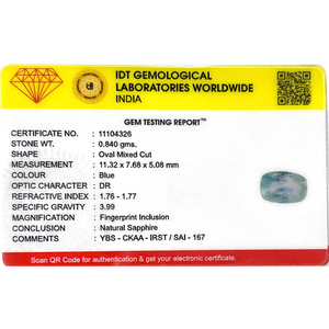 Loose 4.2 Carat Royal Blue Lab-Created Sapphire Gemstone for Fine Jewelry - Product Image 4