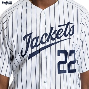 Camiseta de Béisbol Personalizada para Hombre 2026, Marca TWILL SPORTS, Ropa Deportiva, Sublimación, Patrón 3D, Secado Rápido, Spandex/Poliéster, Azul - Product Image 2