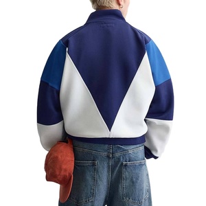 Chaqueta de bombardero clásica cortavientos para hombre, estilo callejero de lona, logotipo personalizado, cortavientos impermeable multicolor, venta al por mayor 2026 - Product Image 4