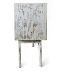 Vintage Distressed Wooden Two Drawer <b>Bedside</b> <b>Table</b> Rustic Nightstand Bedroom Storage Side <b>Table</b> Farmhouse Home Furniture - Product Image 2