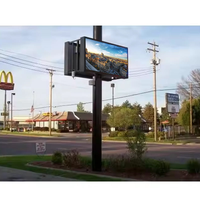 Layar LED Luar Ruangan P8 P6 Tahan Air, Dinding LED Digital Signage Luar Ruangan, Papan Reklame Luar Ruangan Besar untuk Pusat Perbelanjaan