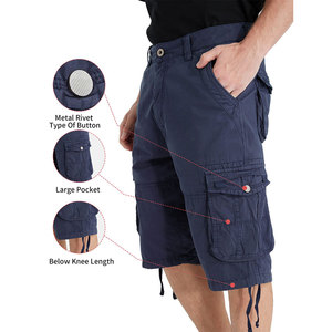 Men's Cargo Shorts Button Fly Breathable High Performance Athletic Wear Relaxed Fit Ecofriendly Good Quality Men's Cargo Shorts - Product Image 3