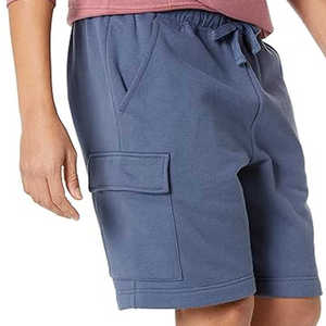 Men's Solid Cargo Shorts Long Length Summer Multi-Pocket Casual Cotton Elastic Capri Breathable Quick Dry Cargo Shorts - Product Image 2