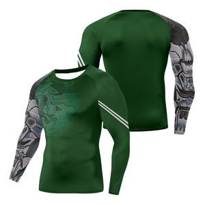 เสื้อรัดรูปกันแดดระบายอากาศสำหรับคนท้องแบบสั่งทำพิเศษของ Kivotech  แบบแขนยาวพิมพ์ลายสำหรับผู้ชาย - Product Image 5
