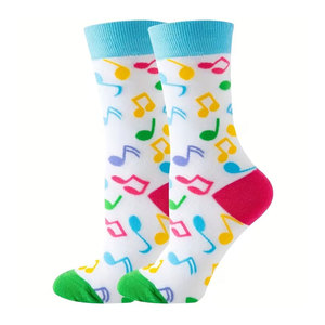 Kids Crew <b>Socks</b> Winter Casual Lightweight 100% Cotton <b>Moisture</b> Wicking Soft Stretch Daily Comfort Durable Wear - Product Image 3