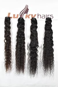ผมแท้จากอินเดียแบบมัดเป็นช่อ ขนาด 8-36 นิ้ว แบบ Double Weft สำหรับต่อผม ราคาส่ง 100% ธรรมชาติ ราคาถูก สีดำลอนลึก - Product Image 1