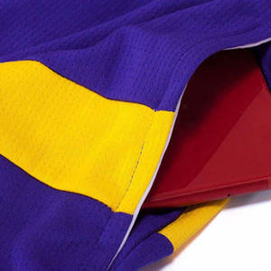 Custom Basketball Uniform Set Yellow Purple Sleeveless Jersey <b>Shorts</b> Moisture Wicking Athletic Wear for Adults Unisex All Season - Product Image 2