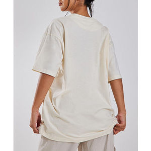 Camiseta de Mujer de Alta Calidad, Nuevo Diseño, Básica, Lisa, con Estampado Gráfico, 180g, Algodón, Cuello Redondo, Manga Corta, de Lujo - Product Image 5