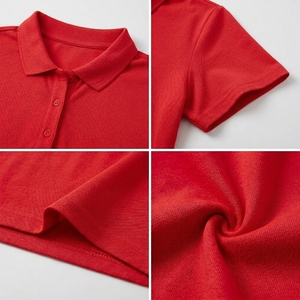 เสื้อเชิ้ตแขนสั้นปักลายผู้หญิง ผ้าฝ้าย 100% เป็นมิตรกับสิ่งแวดล้อม รับผลิตแบบ OEM ODM แบรนด์ส่วนตัว พรีเมียม สำหรับชุดยูนิฟอร์มบริษัท - Product Image 6